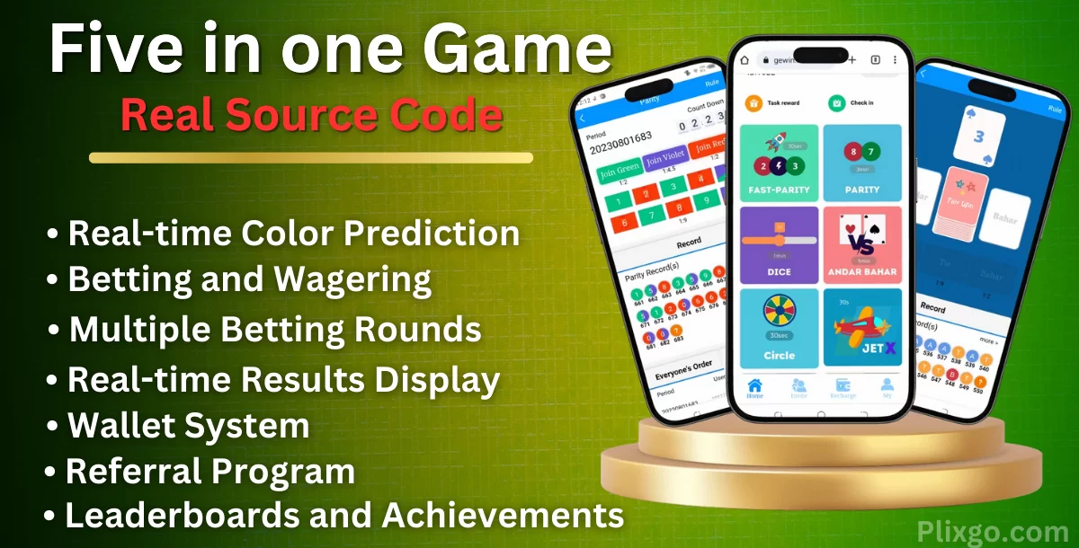 Five in One Game Source Code
